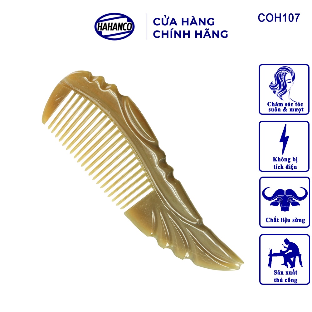 Lược Sừng Cá Koi Mini HAHANCO Kiểu Dáng Độc Đáo  Bỏ Túi Tiện Lợi- COH107