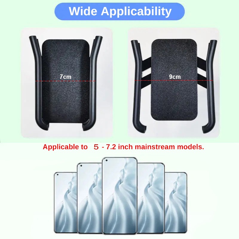 Dụng Cụ Chống Rung 360 Độ° Giá Đỡ Điện Thoại Bằng Hợp Kim Nhôm Chống Trượt Gắn Xe Đạp Tiện Dụng