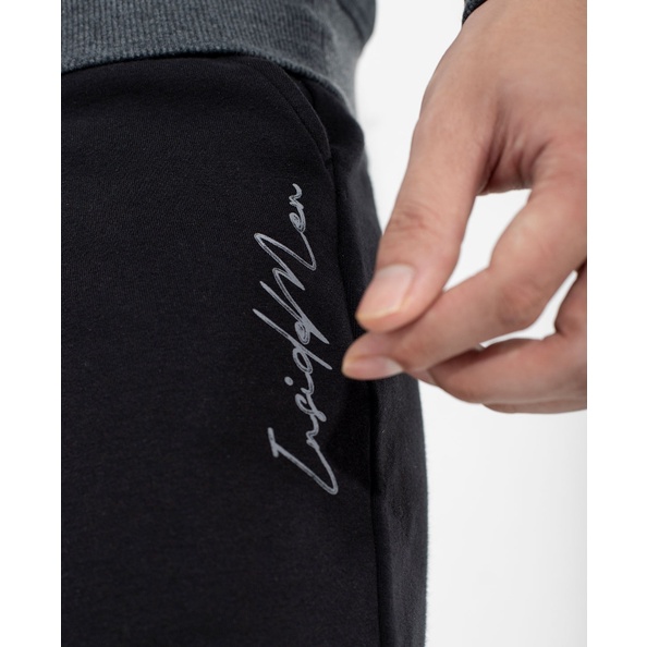 Quần dài thu đông Insidemen  dệt kim ống suông IPA003W1