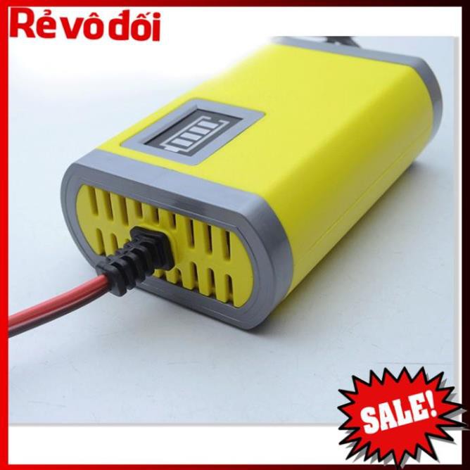 Bộ sạc bình acquy 12v 2A thông minh, tự động ngắt khi đầy sạc bình ắc quy 12v Máy Sạc Bình Ắc Quy Tự Động Cho Xe Máy (12