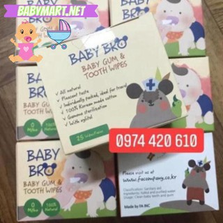 Gạc rơ lưỡi baby bro hàn quốc 3in1