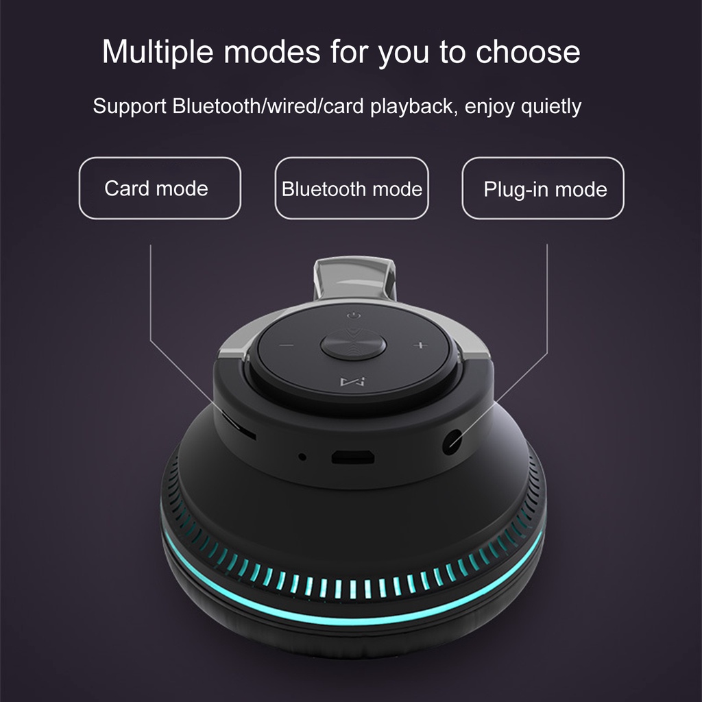Tai nghe chơi game không dây calcutta H2 bluetooth 5.1 có đèn LED nhiều màu sắc