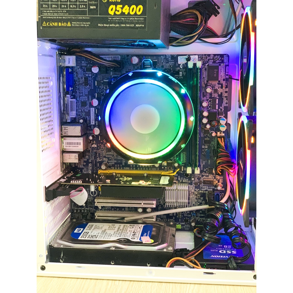Máy tính chơi Game Led RGB mạnh bằng Core i7/Ram 16GB/SSD chiến mượt mà FO4, Au 2, Võ Lâm, Liên Minh