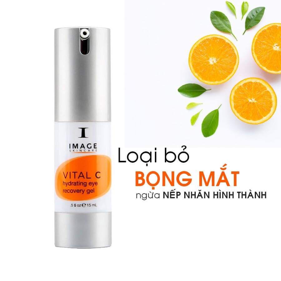 Kem phục hồi, chống thâm quầng mắt Image Skincare Vital C Hydrating Eye Recovery Gel 15ml