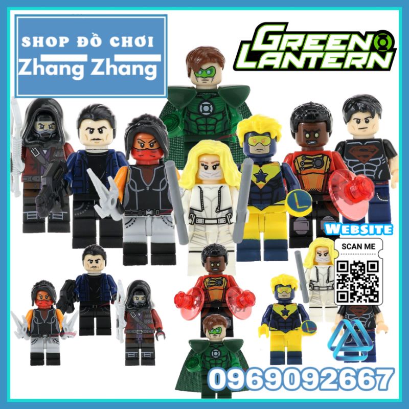 Đồ chơi Xếp hình Elektra White Canary Fire Storm Captain Cold - Parallax Super Boy Booster Gold Minifigures POGO PG8079