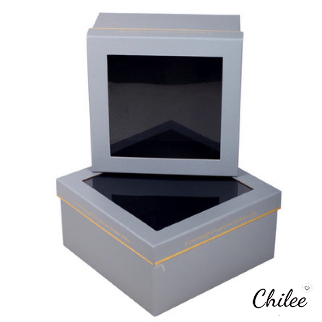 SET 2 HỘP VUÔNG CẮM HOA, ĐỰNG QUÀ TẶNG | BigBuy360 - bigbuy360.vn