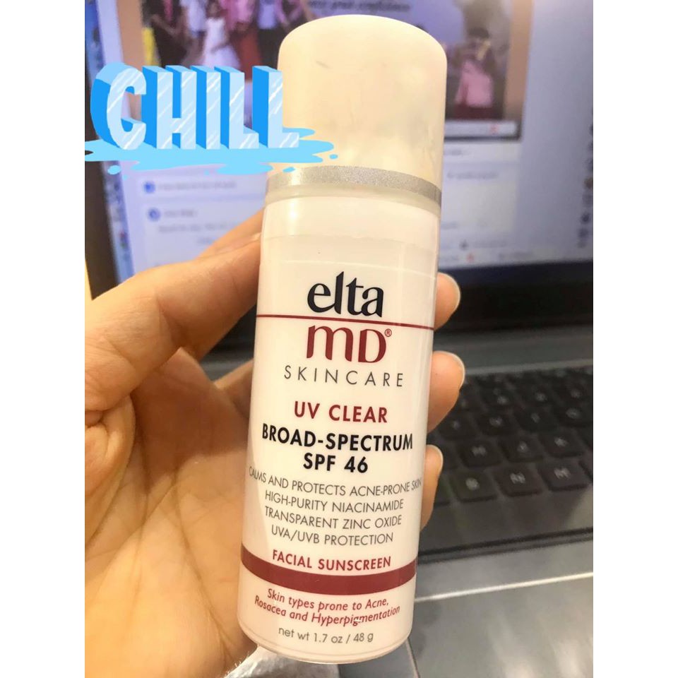 KEM CHỐNG NẮNG ELTA MD UV CLEAR BROAD-SPECTRUM SPF46 48ML CHÍNH HÃNG - 5876