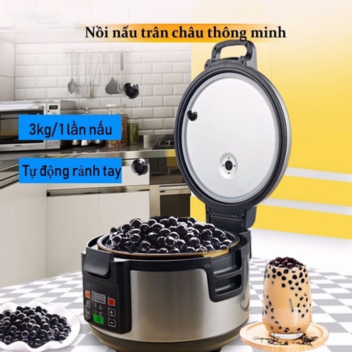 Nồi nấu ủ trân châu tự động AONUOSI 16L Loại lớn