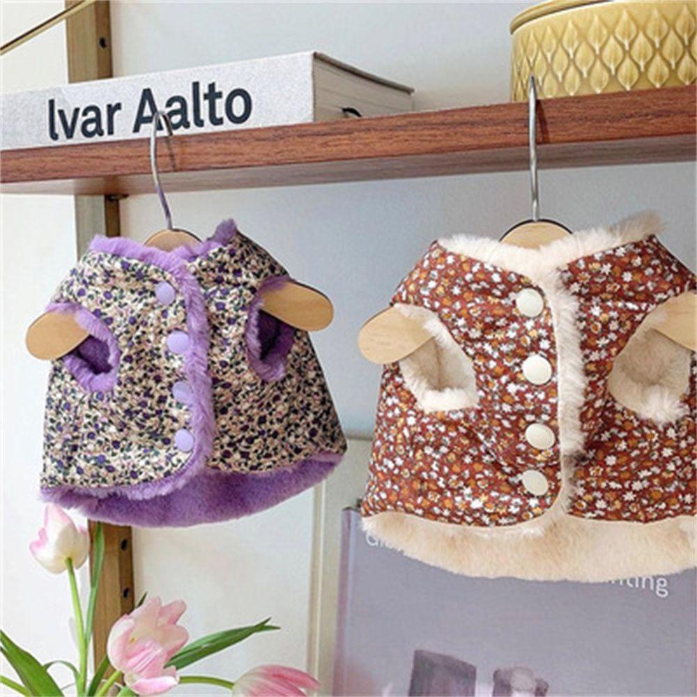 Áo Khoác Giữ Ấm Mùa Đông Kèm Nón Cho Thú Cưng Cỡ Nhỏ / Vừa / 1 Tuổi