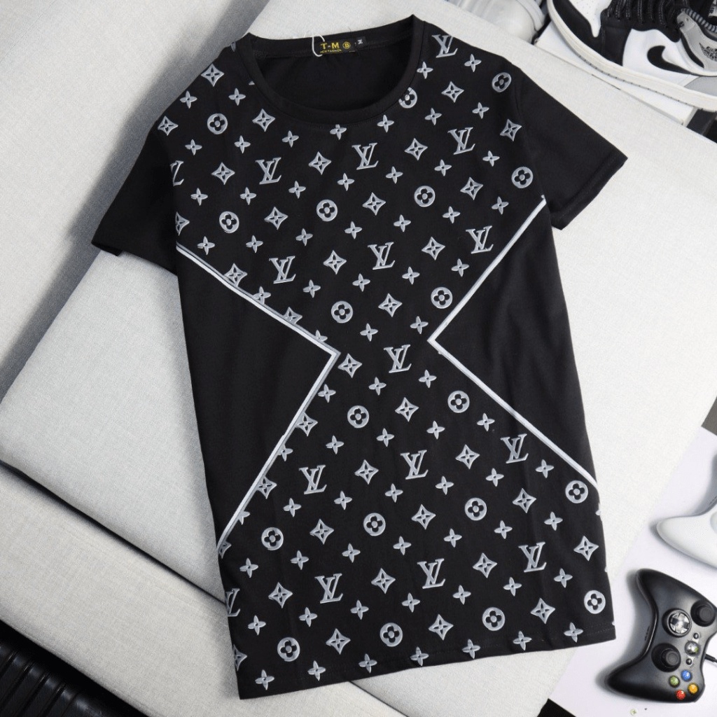 (Free Ship) Áo Thun Nam Cổ Tròn Họa Tiết Đẳng Cấp Thời Trang Cá Tính Sành Điệu VLTN Shop