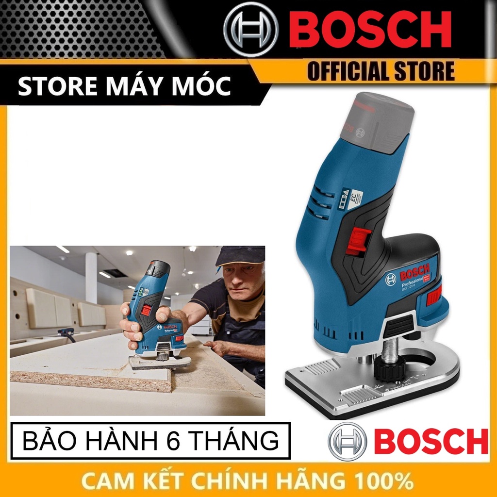 THÂN MÁY PHAY PIN 12V BOSCH GKF 12V-8 SOLO-HÀNG CHÍNH HÃNG