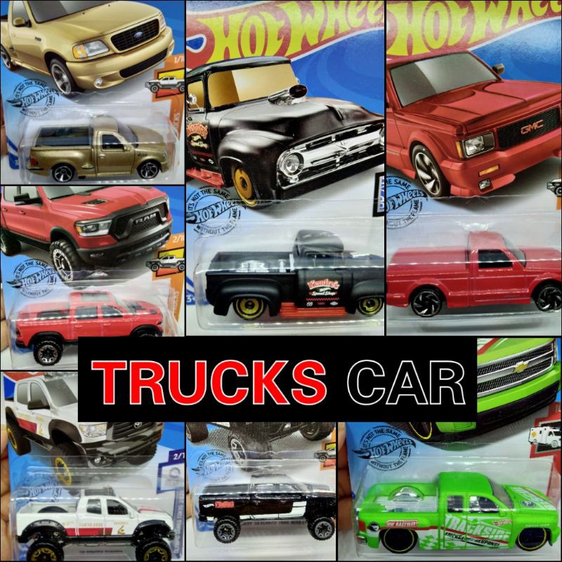 Hot Wheels Xe Tải Xe Bán Tải-Hotwheels Jeep Humvee Toyota GMC Ram Chevy