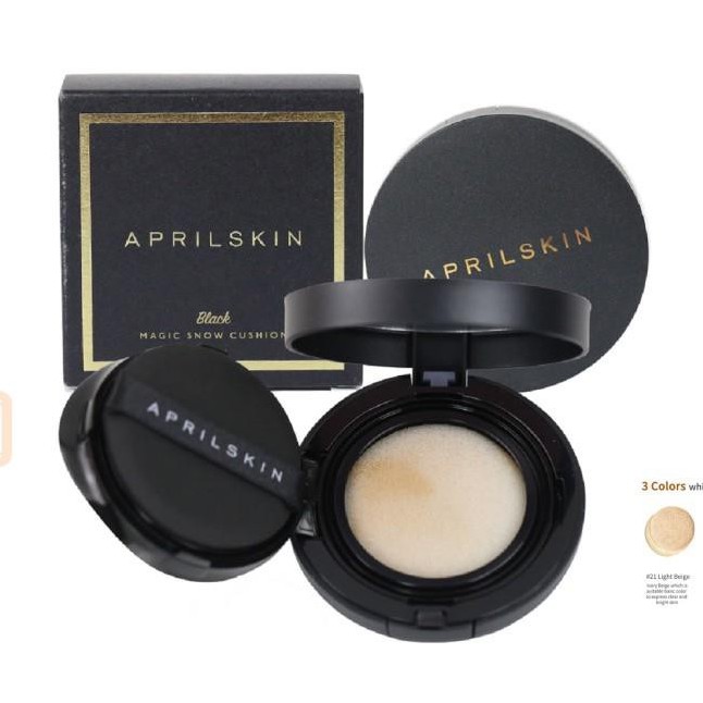 [Đủ 3 toner] Phấn nước April Skin Cushion SPF50+ PA+++, Cushion April Skin che phủ cao, có chỉ số ch