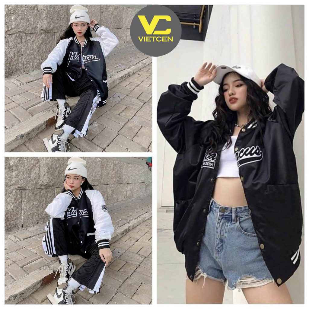 Áo khoác bomber bóng chày MAR.CUS áo khoác dù unisex chống nắng - VIETCEN