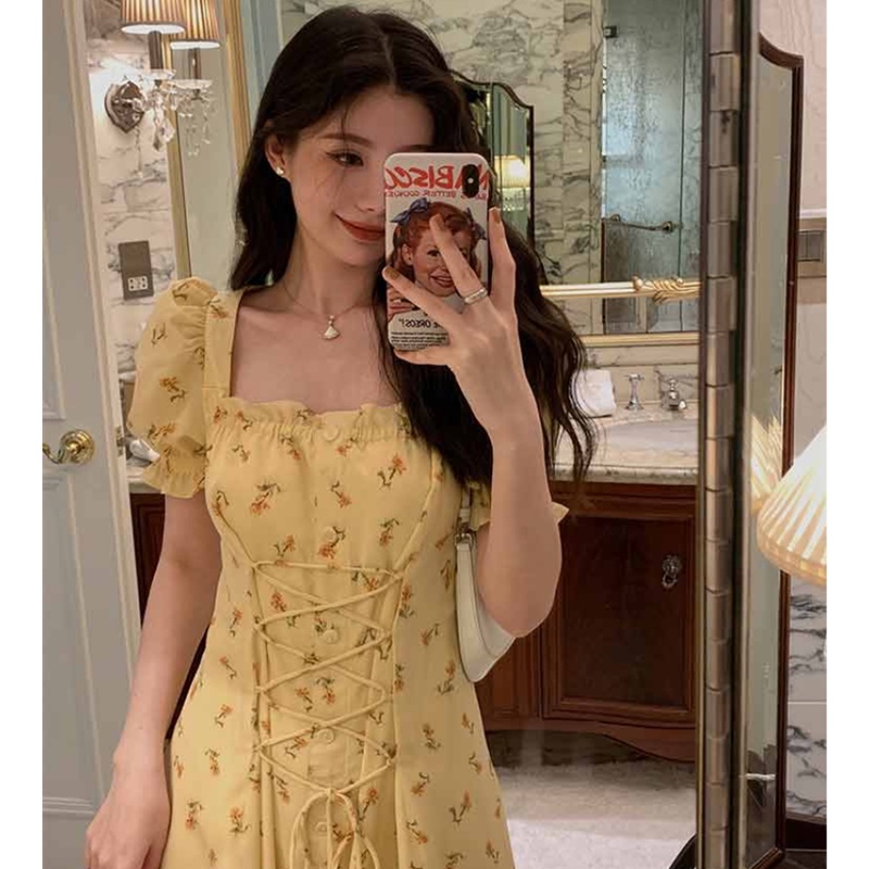 Đầm Maxi Họa Tiết Hoa Quyến Rũ Thời Trang Mùa Hè Cho Nữ