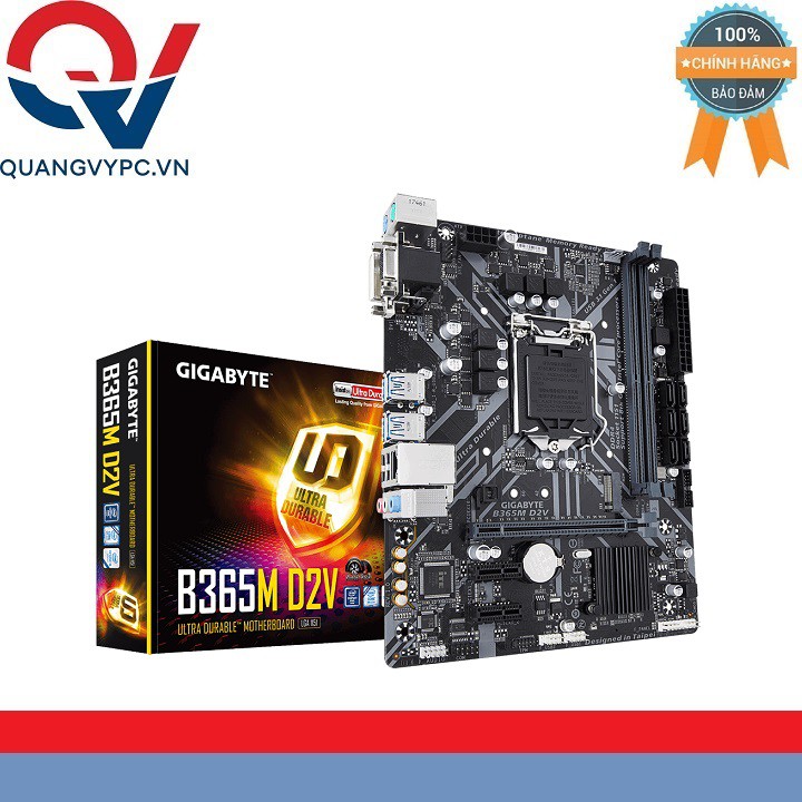 [Mã ELMS4 giảm 7% đơn 500K] Main Gigabyte B365M D2V Chính Hãng Viễn Sơn