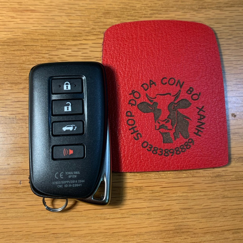 Bao da chìa khoá Lexus handmade da thật  - Lexus RX, LX, GX, NX, ES.... 002