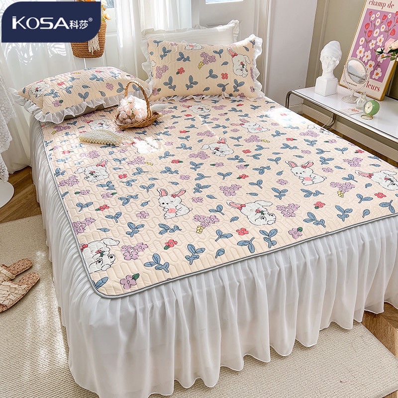 Ga phủ giường làm mát mùa hè, ga cao su  chất lượng cao