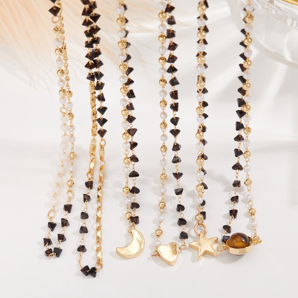 Vòng cổ/ Vòng đeo tay RINHOO FRIENDSHIP thiết kế bất đối xứng thời trang cá tính cho nữ