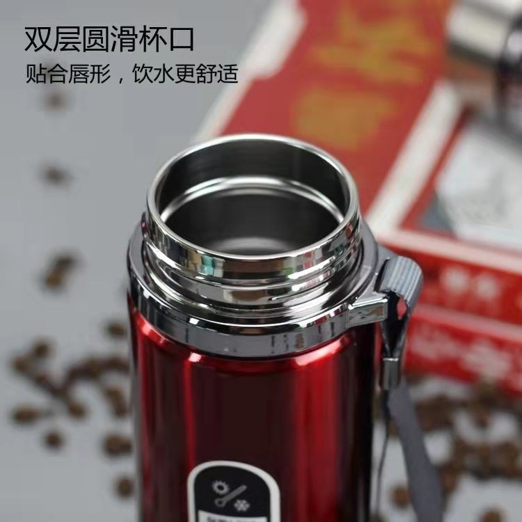 Xiaotong 304 di động bằng thép không gỉ cốc cách nhiệt chân dung tích lớn kho lạnh nam và nữ địu ly trà kinh doanh