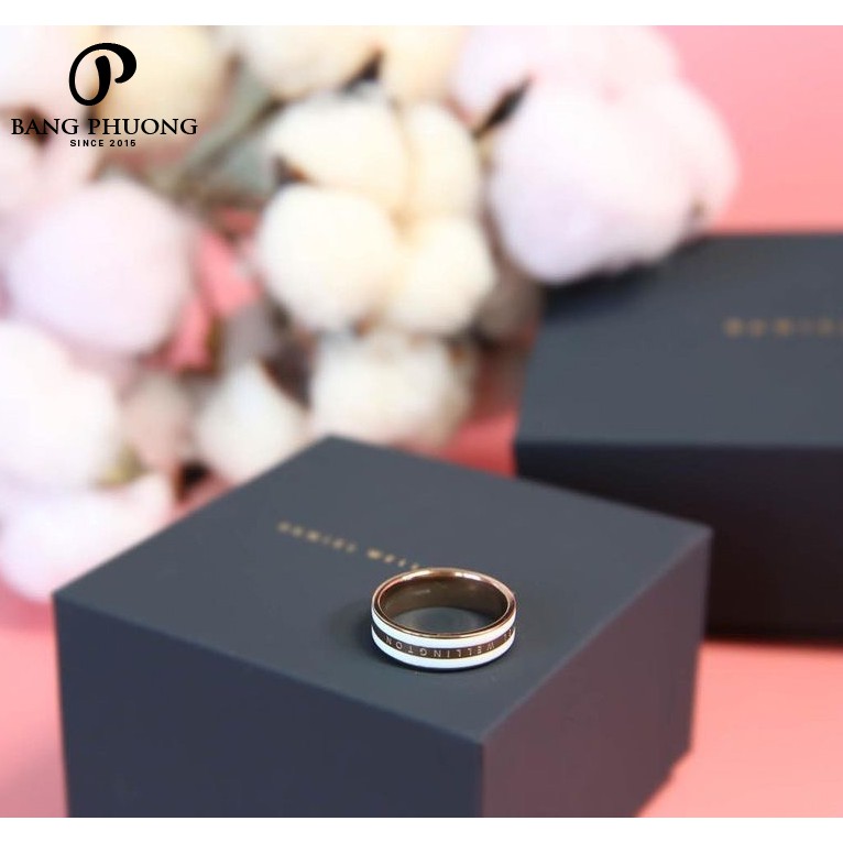 Nhẫn Daniel Wellington Classic Ring Satin White DW Ring