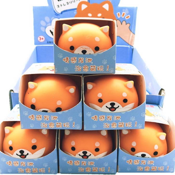 CHÓ SHIBA VÀNG Squishy GUDETAMA dẻo siêu kute kéo dài mẫu mới 2021 ngộ nghĩnh mochi slime