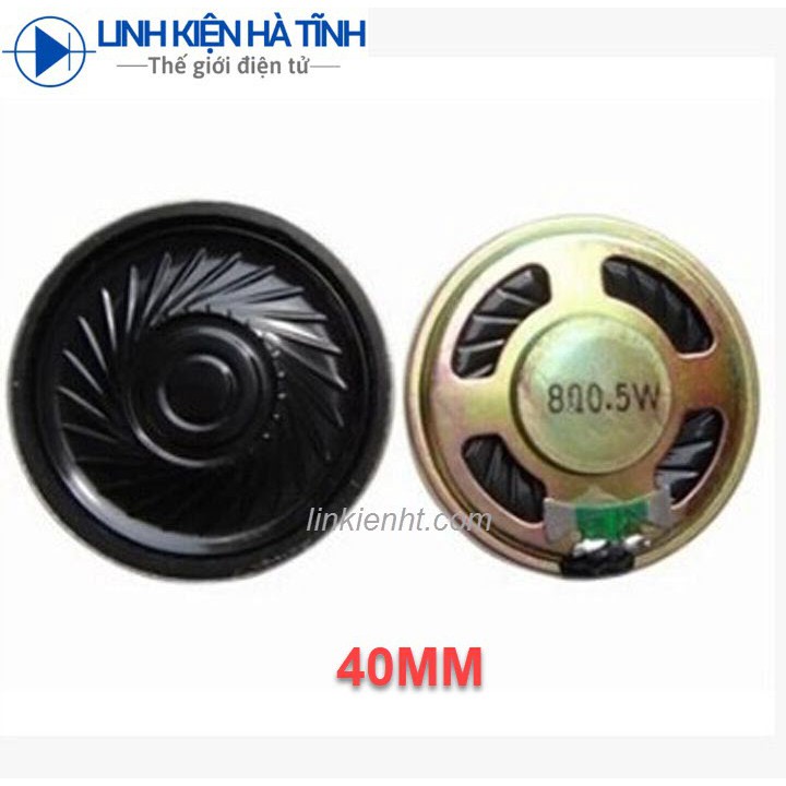 LOA NHỎ 8ohm 0,5W 0,5W 8R 0.5W đường kính 4CM