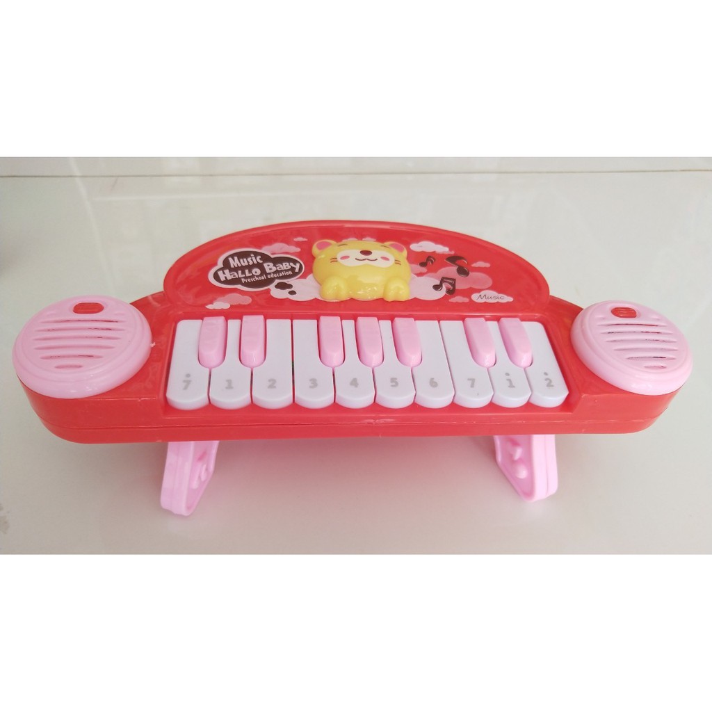 Đồ chơi đàn Piano mini cho bé có đèn và âm thanh kích thích não phát triển trí thông minh