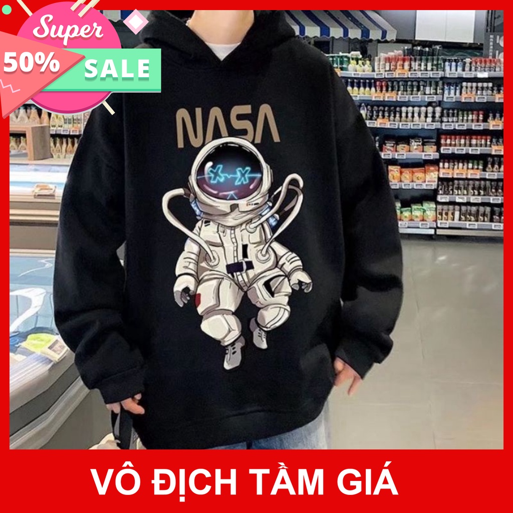 (Hot Trend) ÁO KHOÁC HOODIE NỈ NGOẠI Phi Hành Gia Nasa (HD4000 - Dày Đẹp) (hoodie1996) Mẫu 04