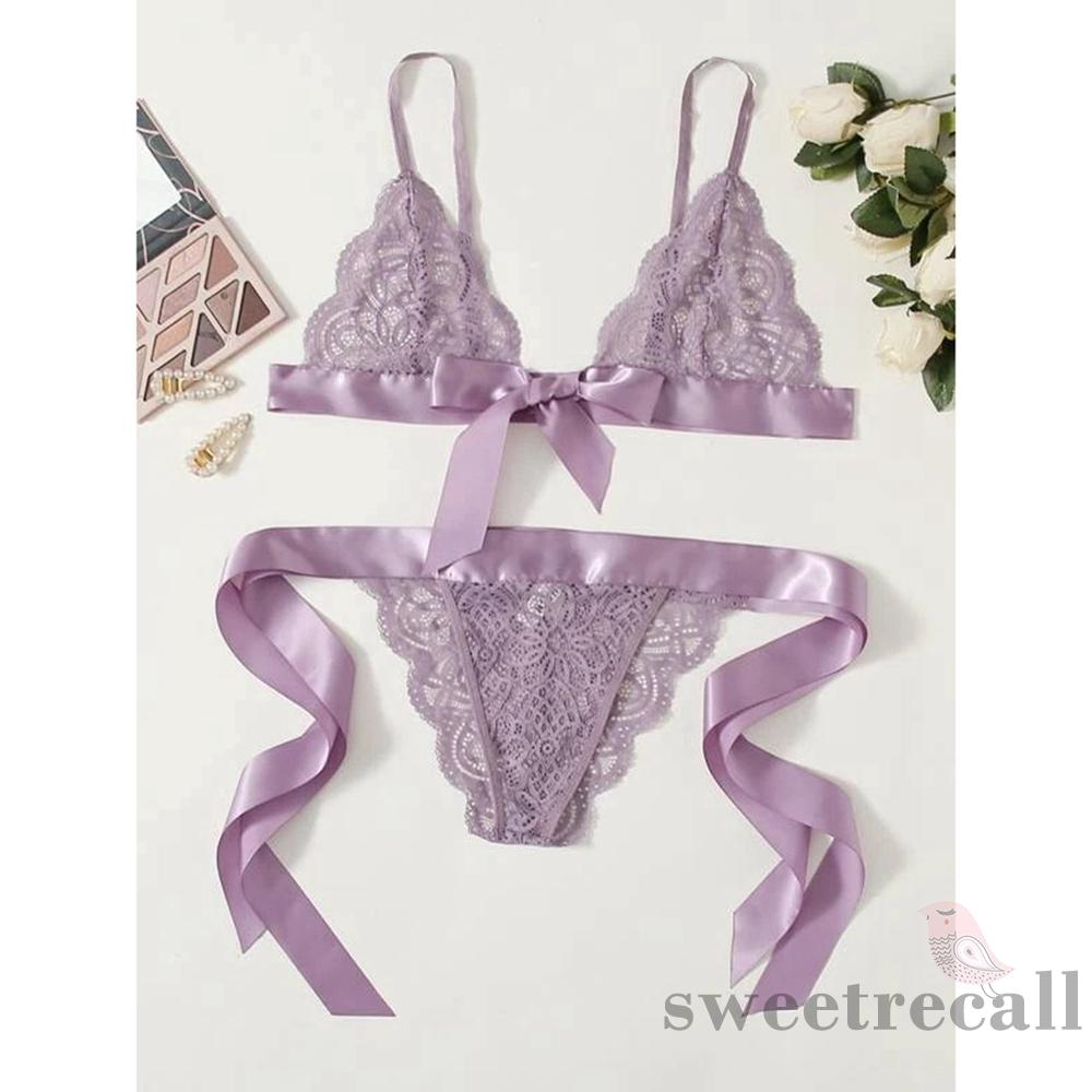 Bộ Đồ Lót Phối Ren Quyến Rũ Dành Cho Nữ | BigBuy360 - bigbuy360.vn