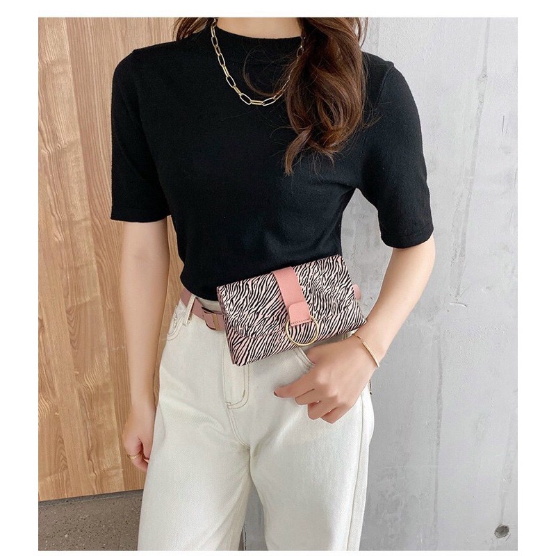 Túi Đeo Bụng Mini Size 18 Da Mềm | BigBuy360 - bigbuy360.vn