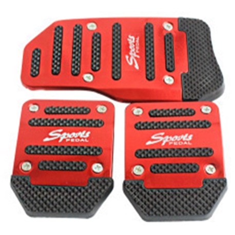 Set 2 / 3 Vỏ Bọc Bàn Đạp Truyền Động Bằng Nhôm Chống Trượt Thông Dụng Cho Xe Hơi
