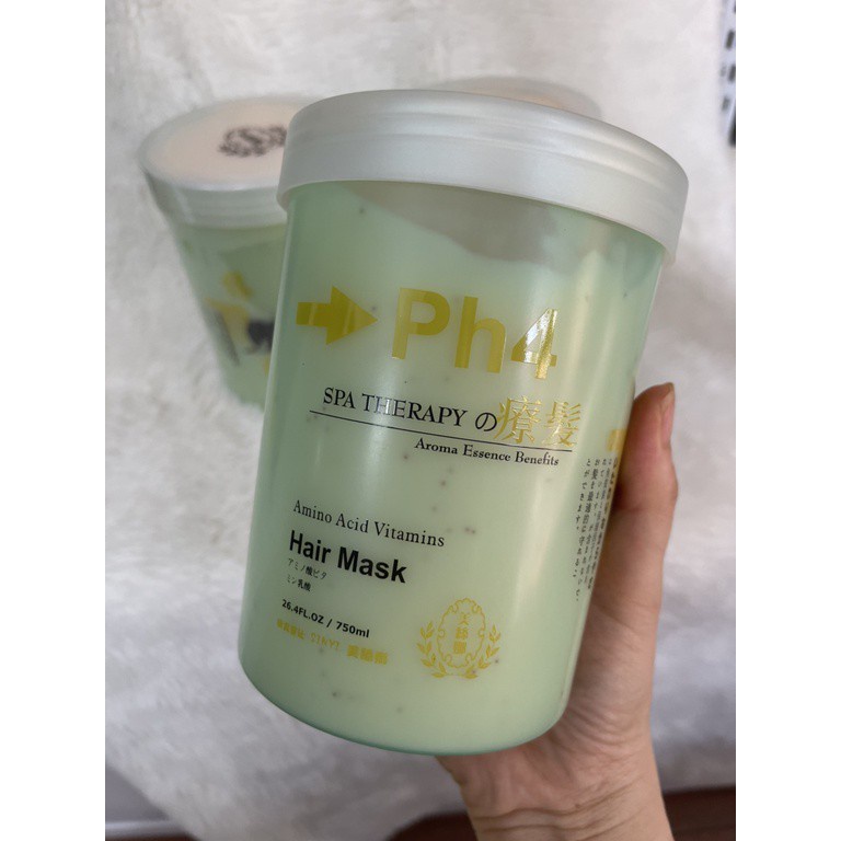 Ủ dưỡng tóc PH4  vơi những hạt siêu mượt, phục hồi tóc nát