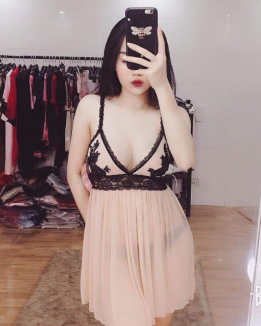 ĐẦM NGỦ CAO CẤP QUẢNG CHÂU(ren hoa ngực) | BigBuy360 - bigbuy360.vn