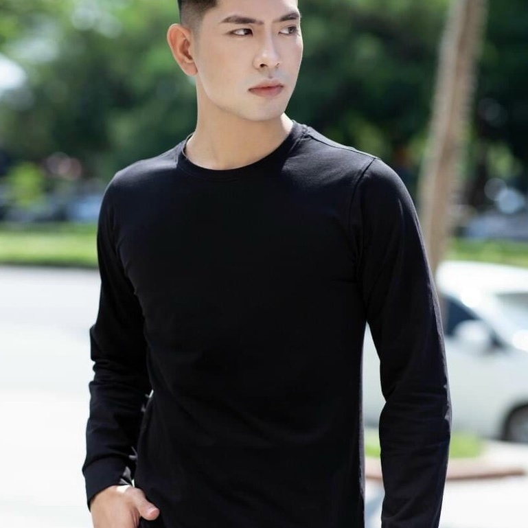 Áo thun nam dài tay giữ nhiệt chất cotton co giãn cao cấp, giữ ấm cơ thể, áo dáng ôm cao cấp ARU SHOP