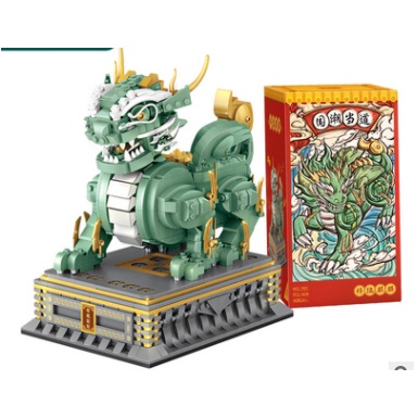 Đồ chơi lắp ráp mô hình Lego kỳ lân , Đồ Chơi Xếp Hình Giáo Dục Trẻ Em Loz 1921 Qilin, dành làm quà tặng,trang trí phòng