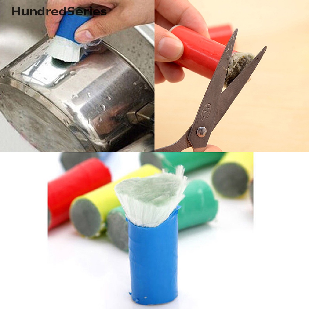 [HundredSeries] Magic Stainless Steel Metal Rust Remover Cleaning Detergent Stick Wash Brush [HOT SALE]