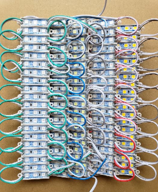 Vỉ led quảng cáo, led hắt 3 bóng điện áp 12V chip 5054 size 7211/ 4512/ 3609