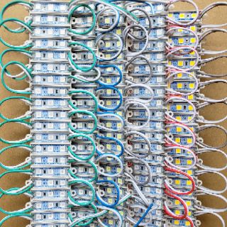 Vỉ led quảng cáo, led hắt 3 bóng điện áp 12V chip 5054 size 7211/ 4512/ 3609