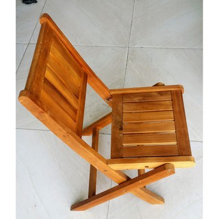 Bộ bàn ghế gỗ xếp cafe mini ( 1 bàn + 4 ghế )