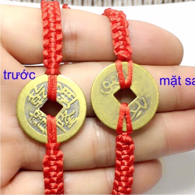 Vòng Tay Đồng Xu Càn Long May Mắn Tiền Tài