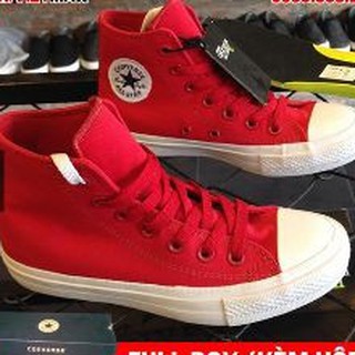 (FreeShip + Box) Giày converse chuck 2 đỏ tươi cổ cao