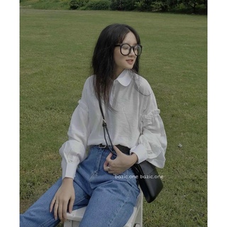 Áo Somi Trắng Tay Nơ