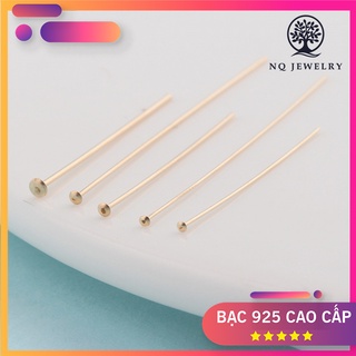 Đinh bạc đầu dẹp mạ vàng