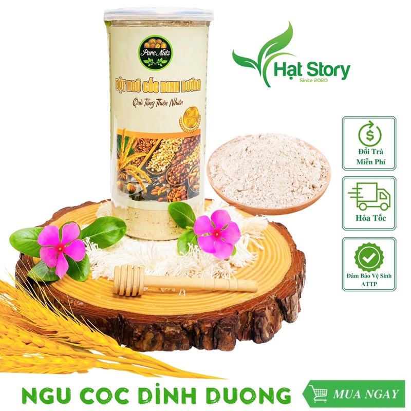 500gram Bột Ngũ Cốc Dinh Dưỡng 17 Loại Hạt, Tăng Cân, Bổ Dưỡng