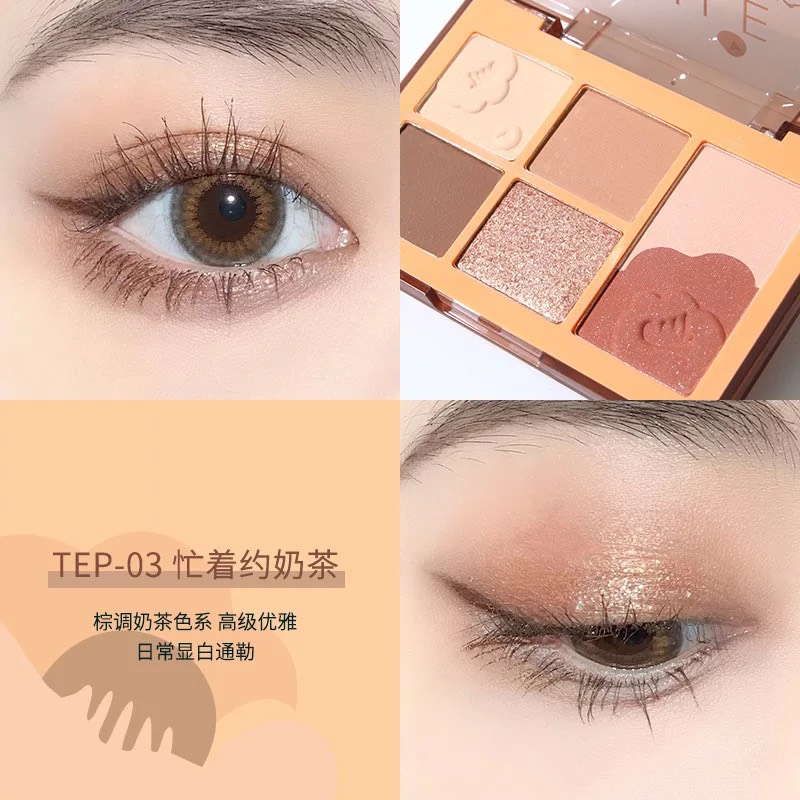 [SHE DELLA] Bảng mắt 5 ô She Della Flower | BigBuy360 - bigbuy360.vn