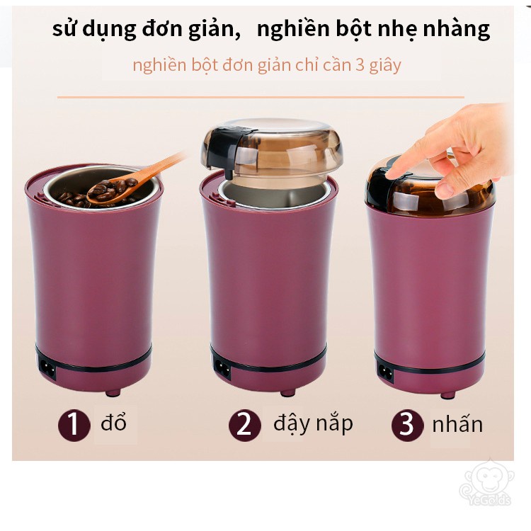 Máy nghiền bột đa năng mini - Xay Ngũ Cốc, Cafe, Các hạt gia vị...