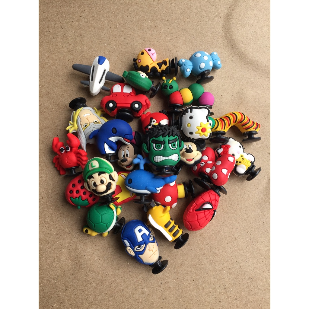 Jibbitz stick 3D - Jibbitz Charm Sticker cài dép sục, dép crocs - Crocs house