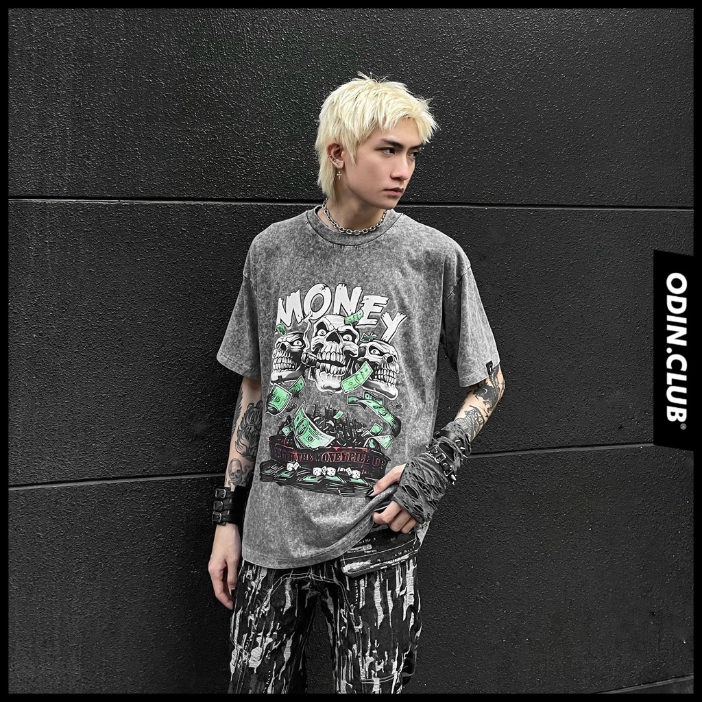 Áo Thun Oversize 3Money, Áo phông chất liệu 100% cotton co giãn 2 chiều, Local Brand ODIN CLUB