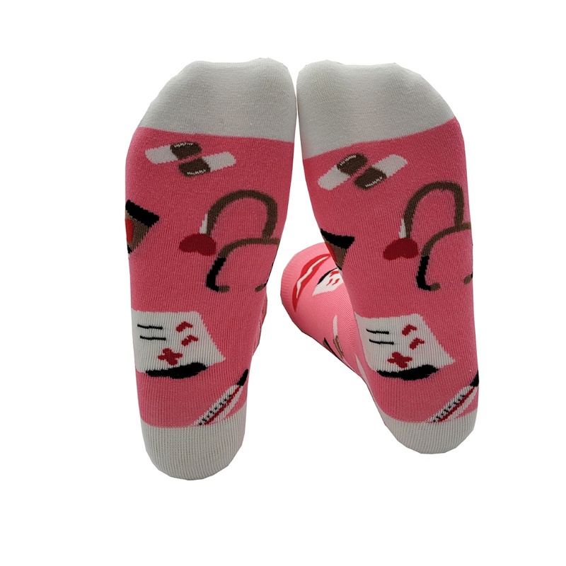 Vớ Cotton Họa Tiết Hoạt Hình Vui Nhộn Cho Bác Sĩ Y Tá xiangbao